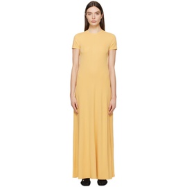 TOTEME Yellow Fluid Maxi Dress 241771F055012
