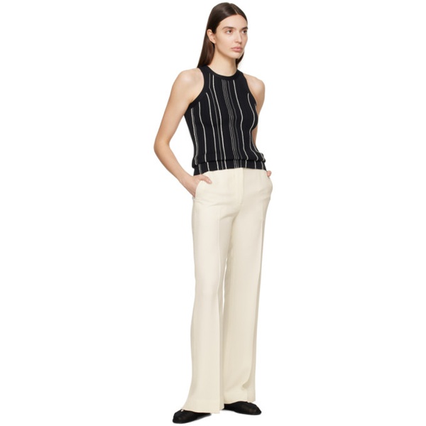  TOTEME White Relaxed-Fit Trousers 241771F087016