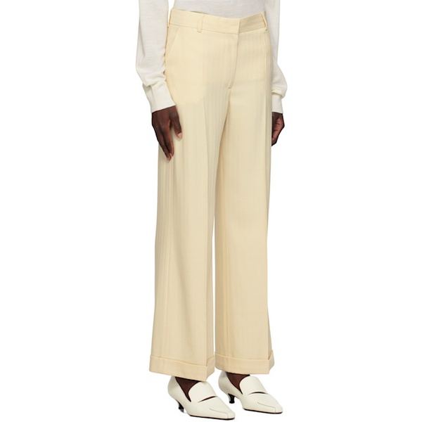  TOTEME Beige Tailored Trousers 232771F087000