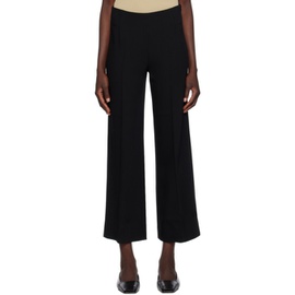 TOTEME Black Wide Trousers 232771F087001