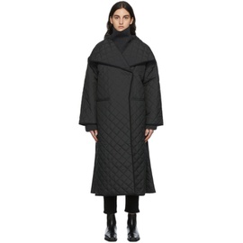 TOTEME Black Quilted Coat 221771F059000