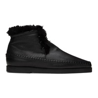TOTEME Black High-Top Boots 222771F120000