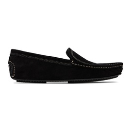 TOTEME Black The Car Loafers 222771F121000