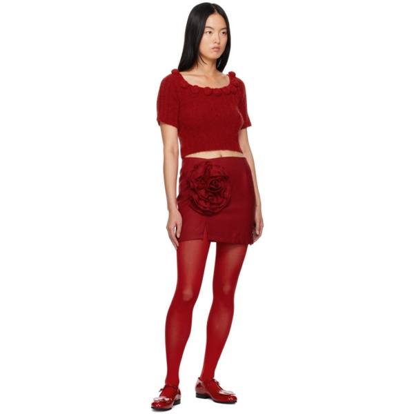  Tach Red Fabrizia Miniskirt 232657F090004