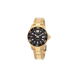 Technomarine MEN'S Manta Sea Stainless Steel Black Dial Watch TM-219082