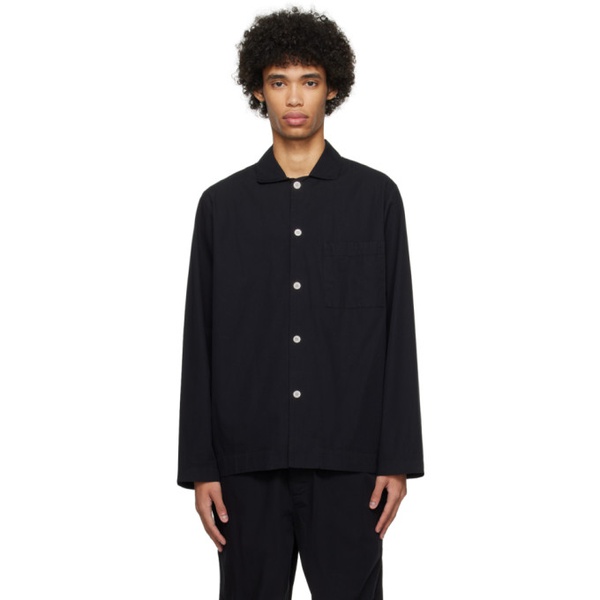  테클라 Tekla Black Long Sleeve Pyjama Shirt 241482M218050