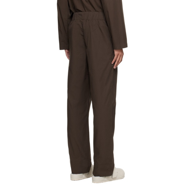  테클라 Tekla Brown Drawstring Pyjama Pants 241482M218034