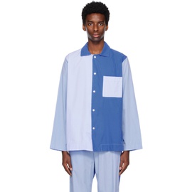 테클라 Tekla SSENSE Exclusive Blue Pyjama Shirt 231482M218037