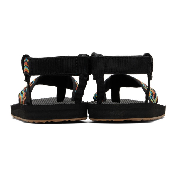테바 Teva Black Original Revive Sandals 241232M234017