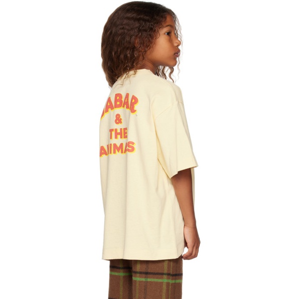  The Animals Observatory Kids Yellow Rooster T-Shirt 241848M703000