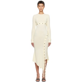 더 아티코 The Attico 오프화이트 Off-White Studded Midi Dress 241528F054005