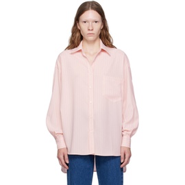 프랭키 샵 The Frankie Shop Pink Georgia Shirt 232115F109001