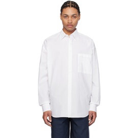 프랭키 샵 The Frankie Shop White Matthias Shirt 241115M192019