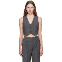 The Garment Gray Pisa Vest 232364F057001