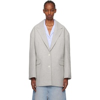 The Garment Gray Trento Blazer 241364F057005