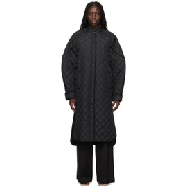 The Garment Black Belgium Coat 241364F059000