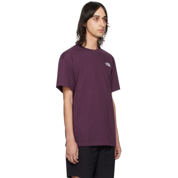 노스페이스 노스페이스 The North Face Purple Evolution T-Shirt 241802M213027