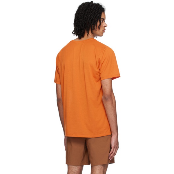 노스페이스 노스페이스 The North Face Orange Wander T-Shirt 241802M213023