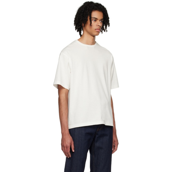  더 로우 The Row White Steven T-Shirt 232359M213008