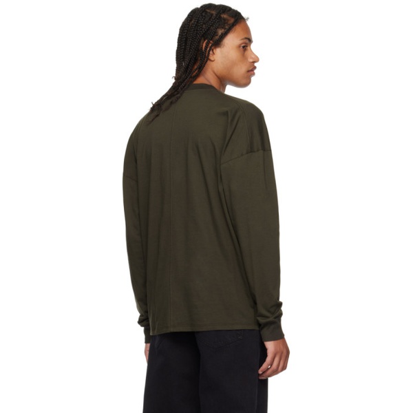  더 로우 The Row Green Drago Long Sleeve T-Shirt 232359M213017
