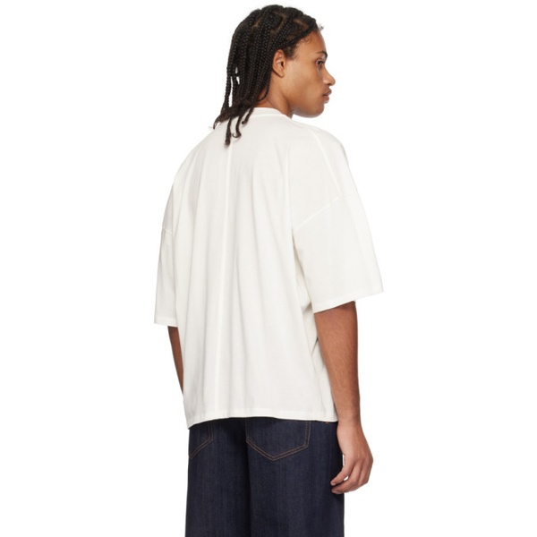 더 로우 The Row White Dustin T-Shirt 232359M213013