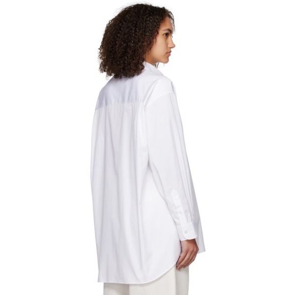 더 로우 The Row White Luka Shirt 231359F109003