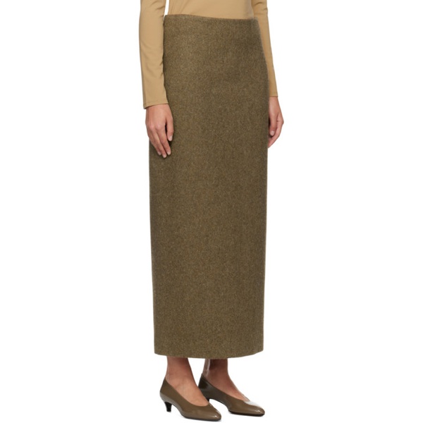  더 로우 The Row Brown Bartelle Maxi Skirt 241359F093003