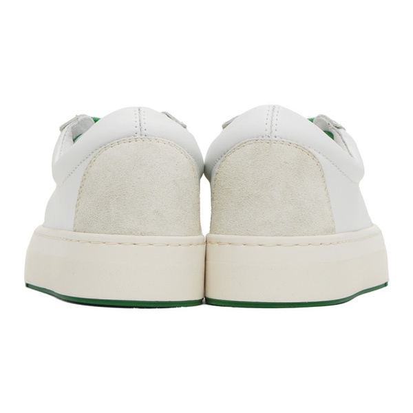  더 로우 The Row White & Taupe Marley Sneakers 241359F128005