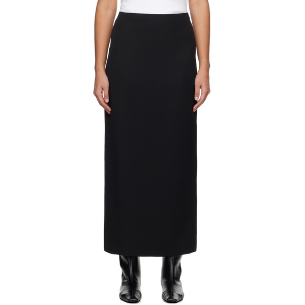  더 로우 The Row Black Bartelle Maxi Skirt 241359F093001