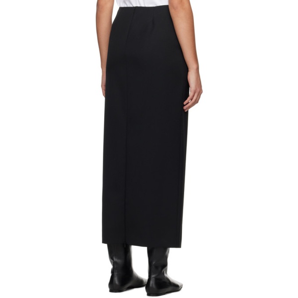  더 로우 The Row Black Bartelle Maxi Skirt 241359F093001