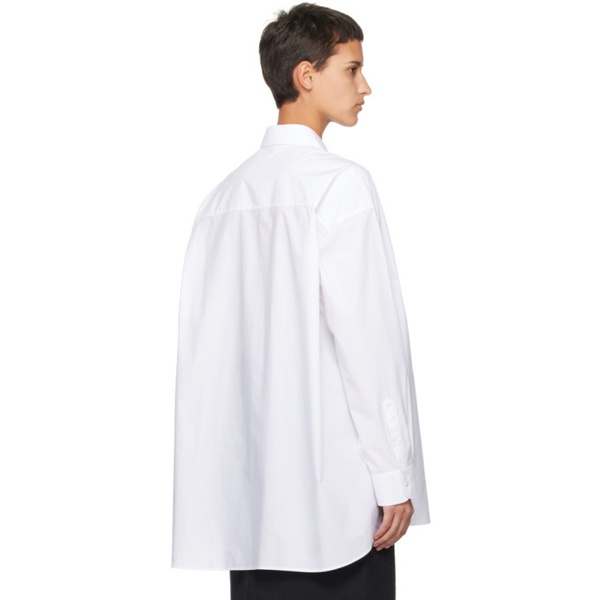  더 로우 The Row White Luka Shirt 241359F109001