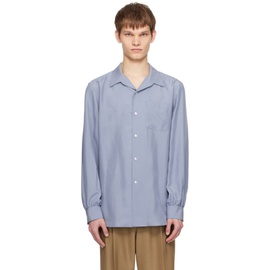 더 로우 The Row Blue Kiton Shirt 241359M192013