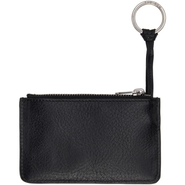  더 로우 The Row Black Zipped Keychain Wallet 241359M164002