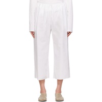 더 로우 The Row White Jubin Trousers 241359F087034
