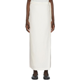 더 로우 The Row SSENSE Exclusive 오프화이트 Off-White Olina Maxi Skirt 222359F093002