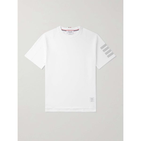 톰브라운 톰브라운 THOM BROWNE Striped Cotton-Jersey T-Shirt 1647597323594397