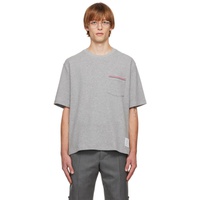 톰브라운 Thom Browne Gray Pocket T-Shirt 222381M213020