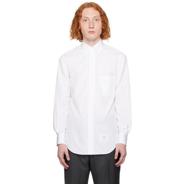 톰브라운 톰브라운 Thom Browne White Classic Shirt 241381M192024