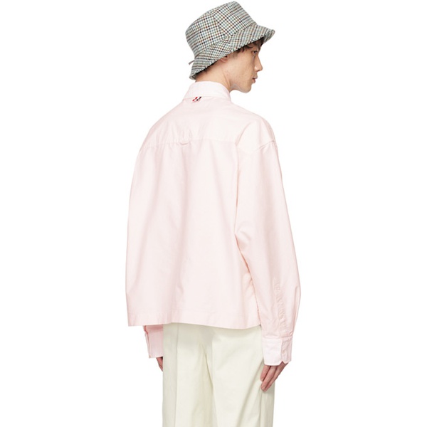 톰브라운 톰브라운 Thom Browne Pink 4-Bar Shirt 241381M192004