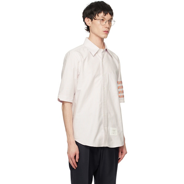톰브라운 톰브라운 Thom Browne Multicolour Stripe 4-Bar Shirt 241381M192000