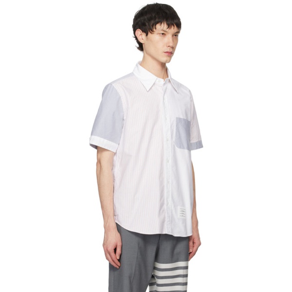 톰브라운 톰브라운 Thom Browne Multicolour Striped Shirt 241381M192002