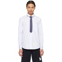 톰브라운 Thom Browne White Striped Shirt 241381M192009