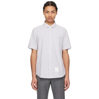 톰브라운 Thom Browne White Striped Shirt 241381M192034