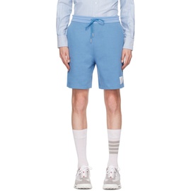 톰브라운 Thom Browne Blue Mid-Thigh Shorts 242381M193003