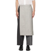 톰브라운 Thom Browne Gray Layered Trousers 232381M191005