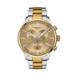 Tissot MEN'S T-Sport Chronograph Stainless Steel Champagne Dial Watch T116.617.22.021.00