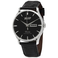 Tissot MEN'S Visodate Leather Black Dial Watch T118.430.16.051.00