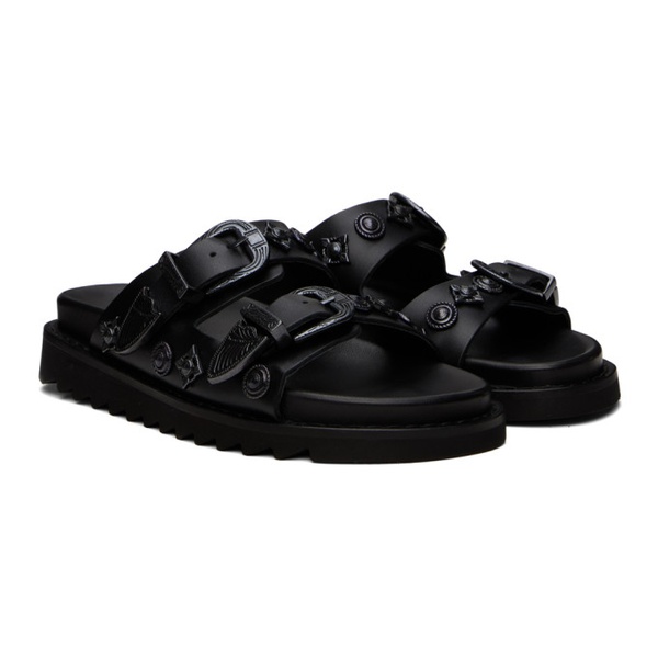  토가 풀라 토가 Toga Pulla SSENSE Exclusive Black Sandals 241492F124003