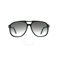 톰포드 Tom Ford Raoul Smoke Gradient Navigator Mens Sunglasses FT0753 01B 62