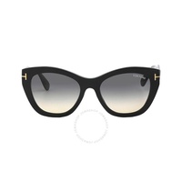 톰포드 Tom Ford Cara Smoke Gradient Cat Eye Ladies Sunglasses FT0940 01B 56
